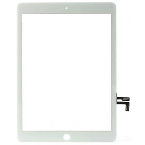 Front Digitizer With Home Button (With Stickers) For Air/IPad 5/IPad 2017 White